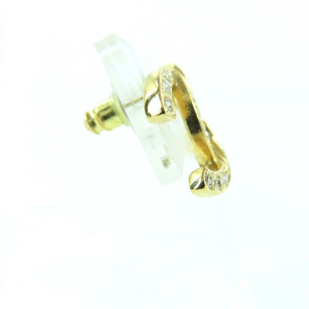 CHANEL Gold Logo Earrings - Picture 5 of 7